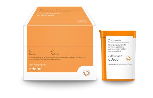 10 x orthomed c depo - Tabletten - Für eine verlängerte und gleichmäßige Vitamin-C-Versorgung 
