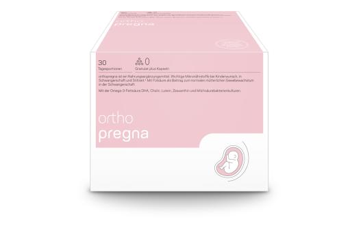orthopregna  Granulat plus Kapseln - Wichtige Nährstoffe für Mutter und Kind 
